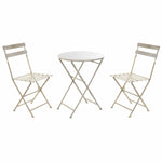 Table set with 2 chairs DKD Home Decor 80 cm 60 x 60 x 70 cm