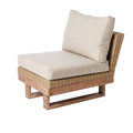 Garden sofa Patsy Modular Wood Rattan 66 x 89 x 64,5 cm