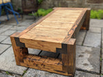 Solid Wood Garden Table/bench