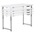 Folding Table Lifetime White 122 x 91,5 x 61 cm Steel HDPE