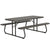 Folding Table Lifetime Wood Brown Picnic Steel Plastic 183 x 74 x 145 cm