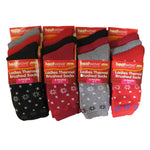 12 Pack Womens Thermal Winter Socks Extra Warm for Cold Weather High Insulation with 2.3 Tog Rating Perfect for Work Boots and Outdoor Activities by Heatwave Thermalwear