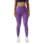 Camouflage Peach Hip Raise Fitness Pants Women's Quick-drying
