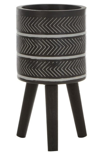 Darnell Small Chevron Planter - Elite Outdoor Living