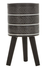 Darnell Small Chevron Planter - Elite Outdoor Living