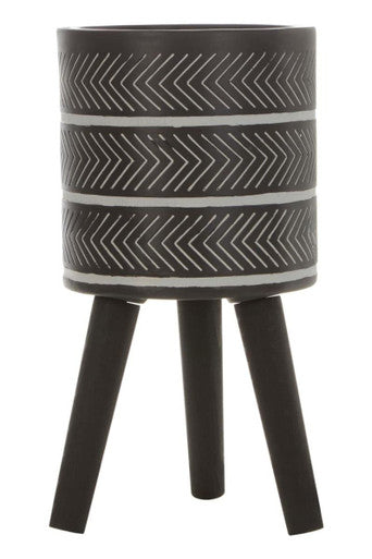 Darnell Small Chevron Planter - Elite Outdoor Living