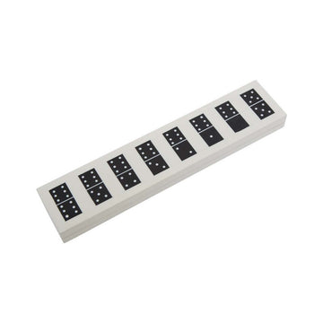 Churchill Games White and Black Finish Domino Box