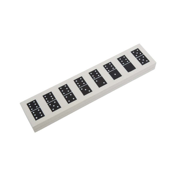 Churchill Games White and Black Finish Domino Box - Elite Outdoor Living