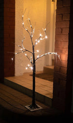 Christmas LED Twig Tree Snow Effect Decoration