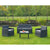 Garden furniture IPAE Progarden Iseo isec04ag (4 Pieces)