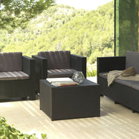 Garden furniture SP Berner Diva Tropea Anthracite Dark grey (4 Pieces)