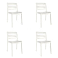 Garden chair Garbar Wind White polypropylene 50 x 78 x 54 cm (4 Units)