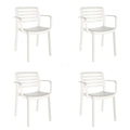 Garden chair Garbar Wind White polypropylene 58 x 78 x 54 cm (4 Units)