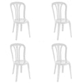 Garden chair Garbar Garrotxa White polypropylene 43 x 89 x 52 cm (4 Units)