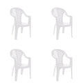 Garden chair Resol Palma White polypropylene 62 x 84 x 55 cm (4 Units)