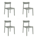 Garden chair Garbar Elba Grey polypropylene 50 x 80 x 53 cm (4 Units)