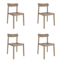 Garden chair Garbar Elba Sand polypropylene 50 x 80 x 53 cm (4 Units)