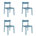 Garden chair Garbar Elba Blue polypropylene 50 x 80 x 53 cm (4 Units)