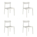 Garden chair Garbar Elba White polypropylene 50 x 80 x 53 cm (4 Units)