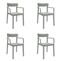 Garden chair Garbar Elba Grey polypropylene 56 x 80 x 53 cm (4 Units)