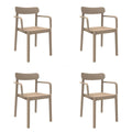 Garden chair Garbar Elba Beige polypropylene 56 x 80 x 53 cm (4 Units)