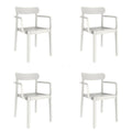 Garden chair Garbar Elba White polypropylene 56 x 80 x 53 cm (4 Units)