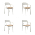 Garden chair Garbar Ona White Sand polypropylene 56 x 79 x 52 cm (4 Units)