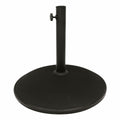 Base for beach umbrella Colorbaby 25 kg Black Steel Cement