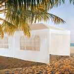 Gazebo Aktive 300 x 260 x 600 cm Metal Polyester White