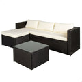 Garden furniture Aktive 3-Seater Sofa Side table 203 x 125 x 64 cm
