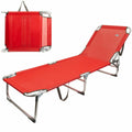 Beach sunbed Colorbaby Red 188 x 58 x 30 cm