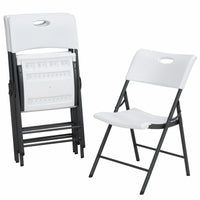 Folding Chair Lifetime White 4 Units 50 x 58 x 83 cm