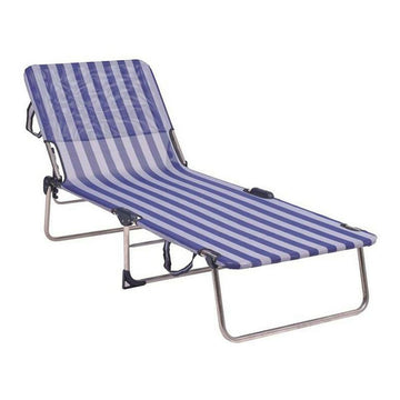 Garden day bed Alco Aluminium Multi-position Striped