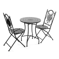 Table set with 2 chairs Versa Java 60 x 71 x 60 cm