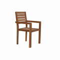 Garden chair DKD Home Decor Brown Teak 58 x 48 x 91 cm (58 x 48 x 91 cm)