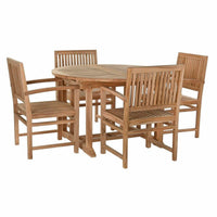 Table set with 4 chairs DKD Home Decor 75 cm 120 x 120 x 75 cm