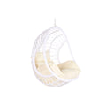 Hanging garden armchair DKD Home Decor 90 x 70 x 110 cm Metal synthetic rattan White