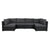 Garden sofa DKD Home Decor 300 x 150 x 65,5 cm 71 x 81 x 67 cm Steel Tempered Glass