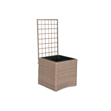 Planter Home ESPRIT polypropylene Rattan 48 x 52 x 114 cm