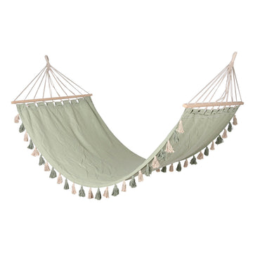 Hanging Hammock Home ESPRIT Green 200 x 100 x 5 cm