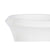 Planter Home ESPRIT White Golden Fibre Modern 40 x 40 x 100 cm