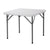 Folding Table White HDPE 87 x 87 x 74 cm