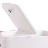 Portable Fridge Fresh White Metal 74 x 43 x 80 cm