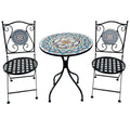 Table set with 2 chairs Alexandra House Living Multicolour 60 x 71 x 60 cm Mosaic