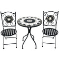 Table set with 2 chairs Alexandra House Living Multicolour 60 x 71 x 60 cm Mosaic