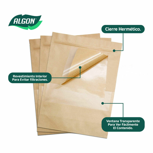 Reusable Food Bag Set Algon Hermetically sealed 17 x 24 x 4 cm (24 Units)