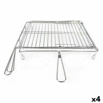 Grill Algon Chromed Rotating 40 x 45 x 10 cm (4 Units)