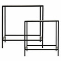 Flower Pot Stand Alexandra House Living Black Iron Tile 37 x 51 x 50 cm 2 Pieces