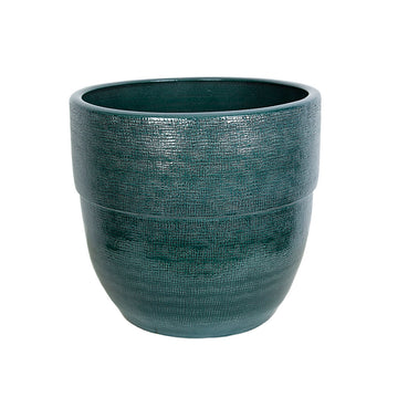 Planter Romimex Green Ceramic 35 x 37 x 37 cm