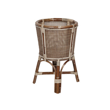 Planter Romimex Natural Rattan 38 x 65 x 38 cm Legs